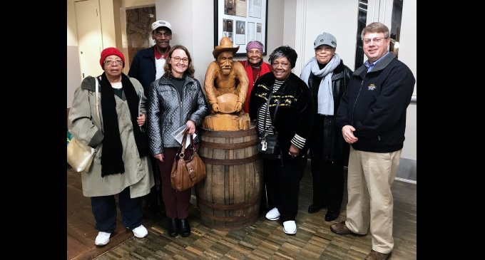 Seniors group tours Reed Gold Mine