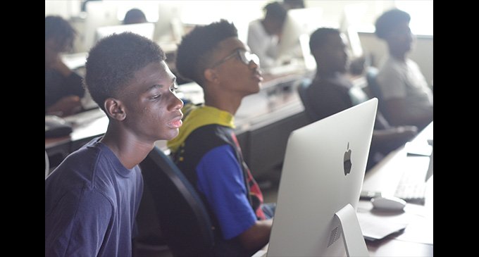 Forsyth Tech, AAMPED host STEM camp for local young men