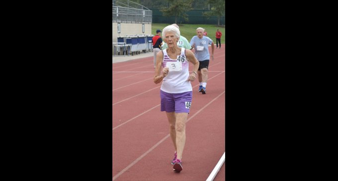Betty Allgood-Hayes senior games medalist