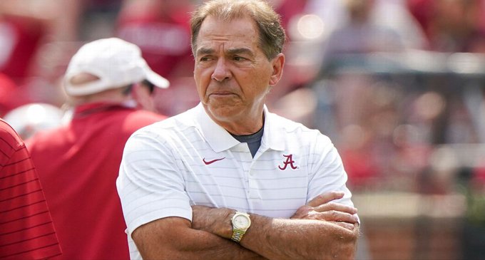 Saban puts his foot in his mouth