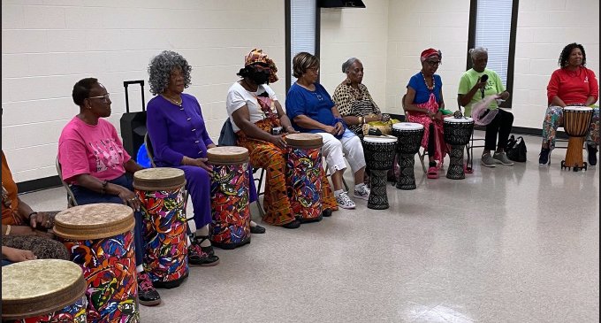 Older adults ‘drum, hum, strum’ during week of summer camp