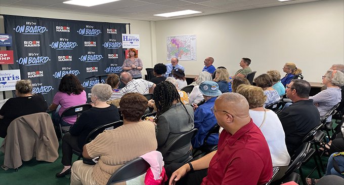 Anderson Clayton on hand to help launch Biden-Harris Winston-Salem campaign office
