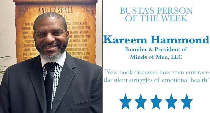 Busta’s Person of the Week: New book discusses how men embrace the silent struggles of emotional health