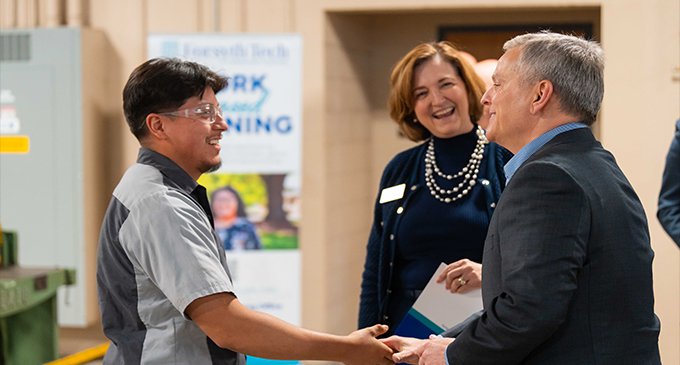 Gov. Stein visits FTCC, announces formation of Council on Workforce and Apprenticeships