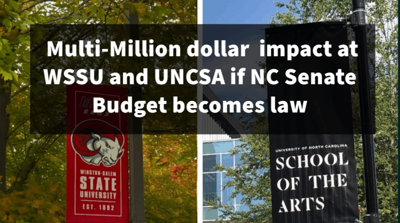 2025 North Carolina Senate Budget Proposal Includes Major Wins for Winston-Salem’s Public Universities