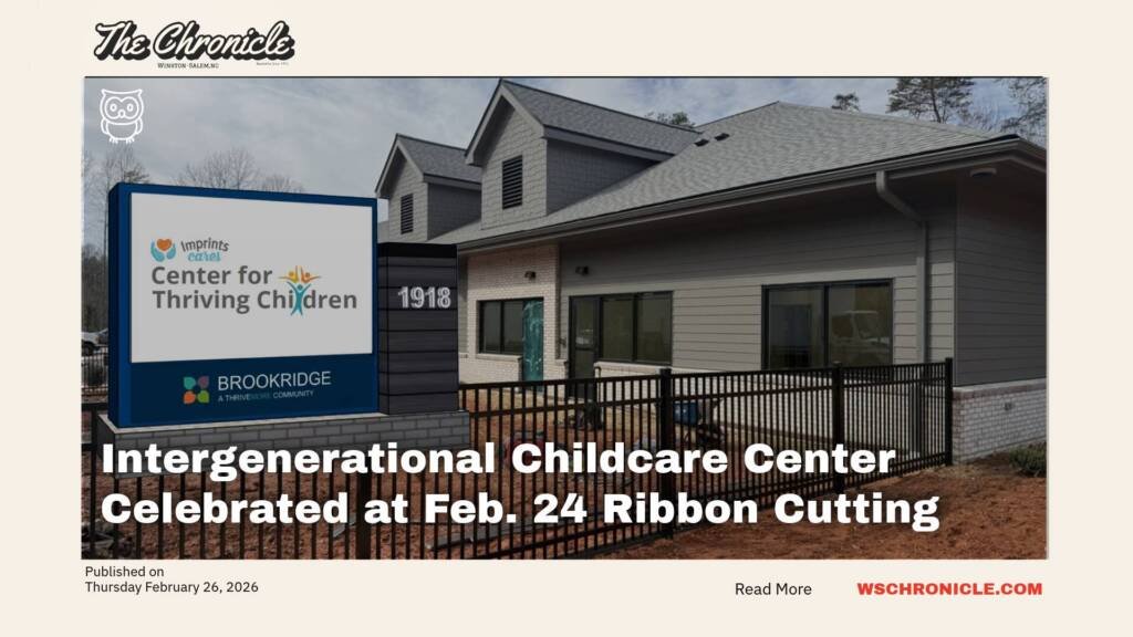 Intergenerational Childcare Center Celebrated at Feb. 24 Ribbon Cutting